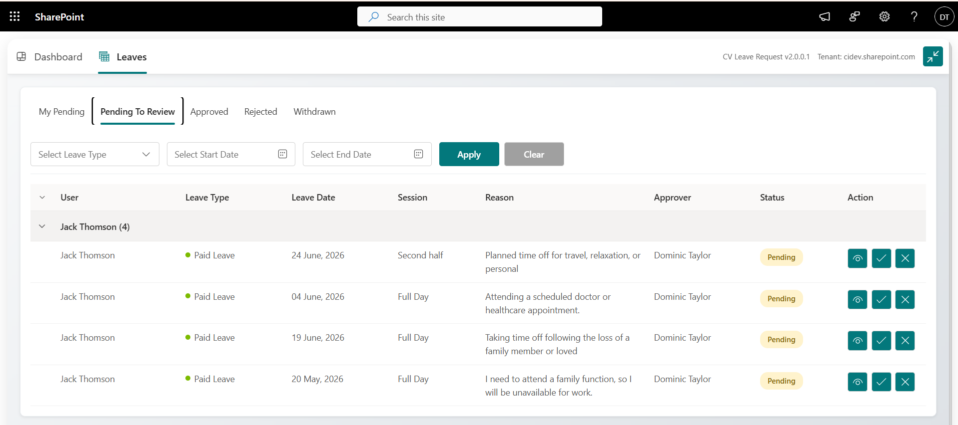 Pending-to-review-leave-requests