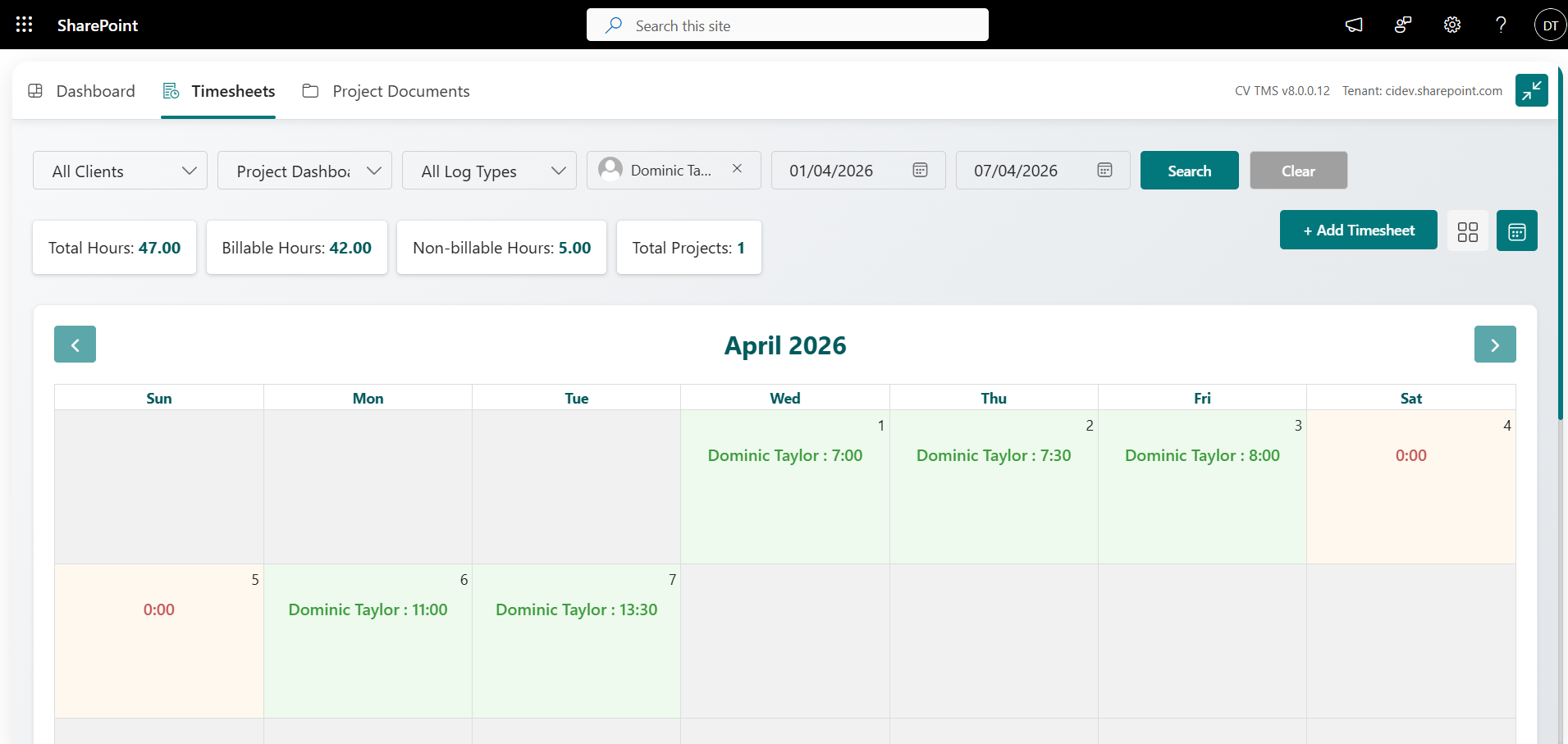 Timesheet-Entries-data-wise