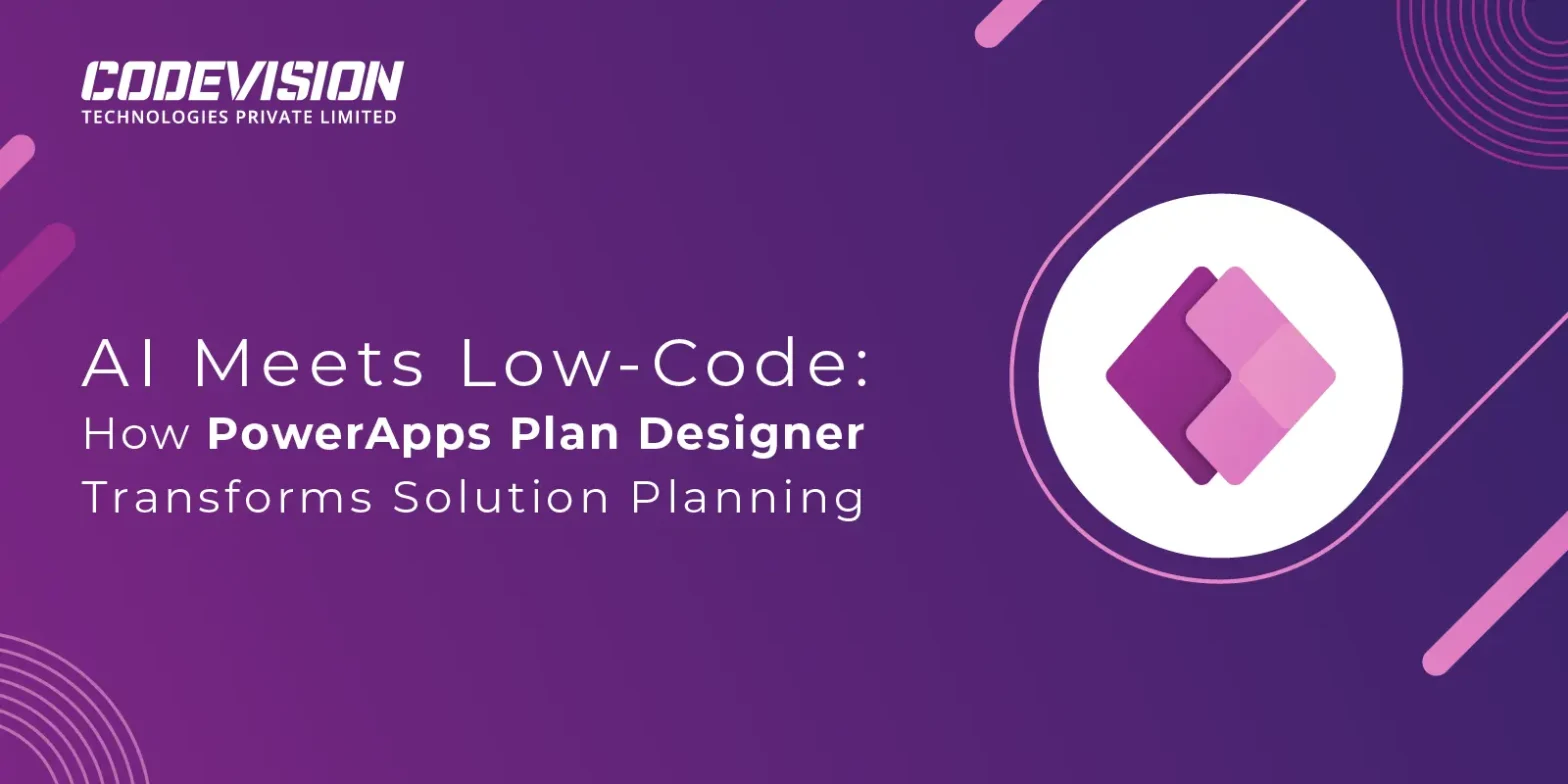 AI Meets Low-Code How PowerApps Plan Designer Transforms Solution Planning