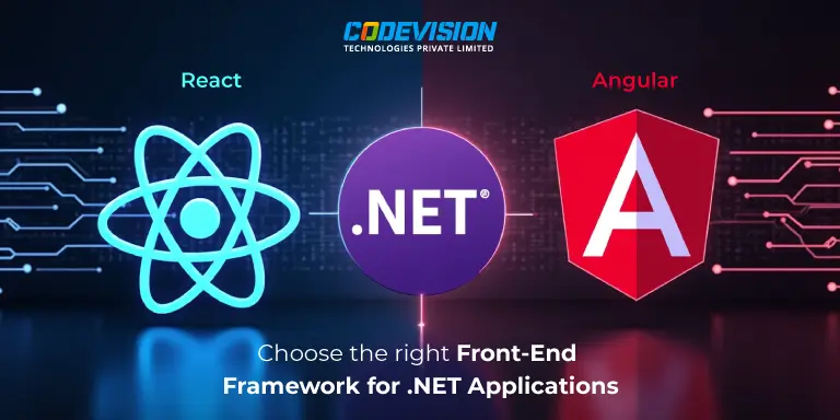 .NET with React vs Angular: Choose Your Front-End Framework .NET with React vs Angular: Choose Your Front-End Framework