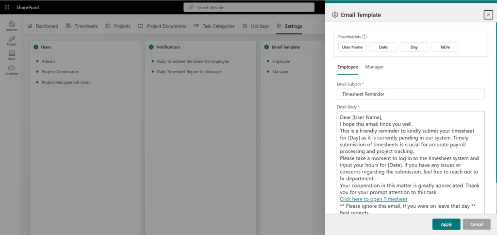 Email Templates