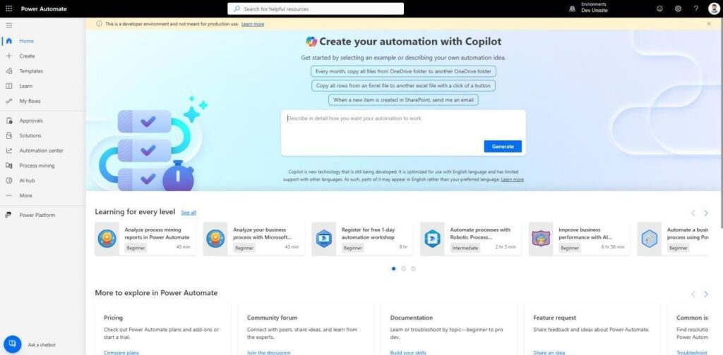 Install Power Automate Solution
