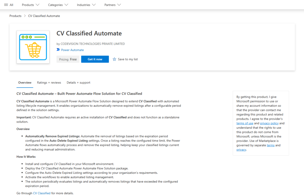 Codevision-Classified-Power-Automate