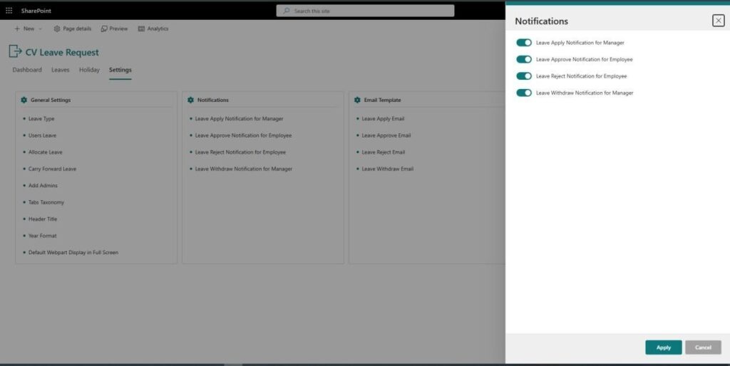 Notification Settings