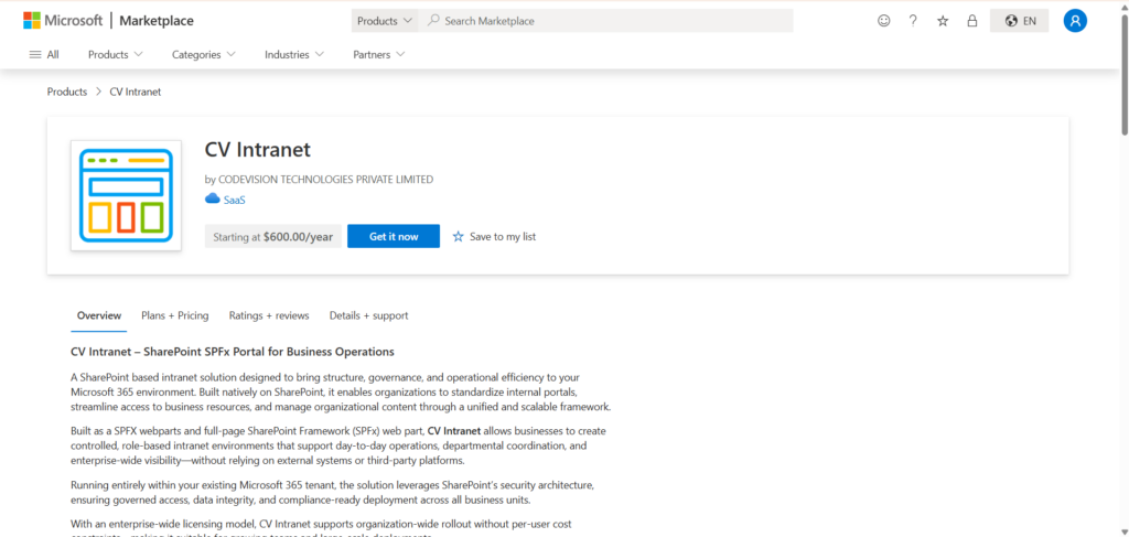 Purchase the CV Intranet Subscription