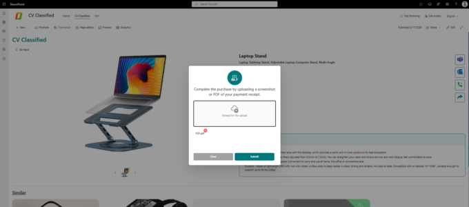 Upload Invoices Upload Invoices