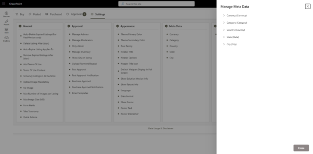 Manage Meta Data Manage Meta Data